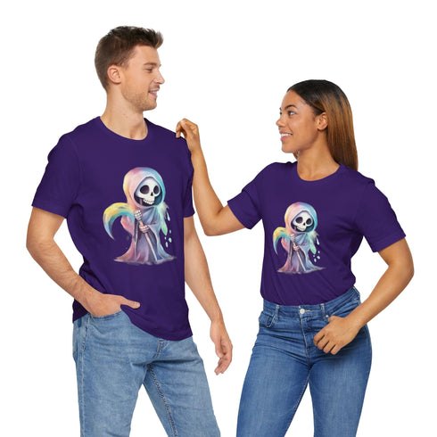 Cute Colorful Reaper - Short Sleeve Tee